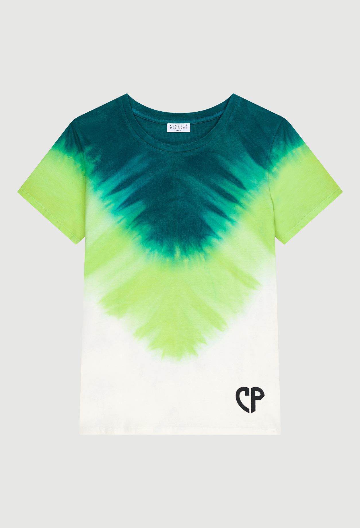 Geometrisches T-Shirt tie & dye