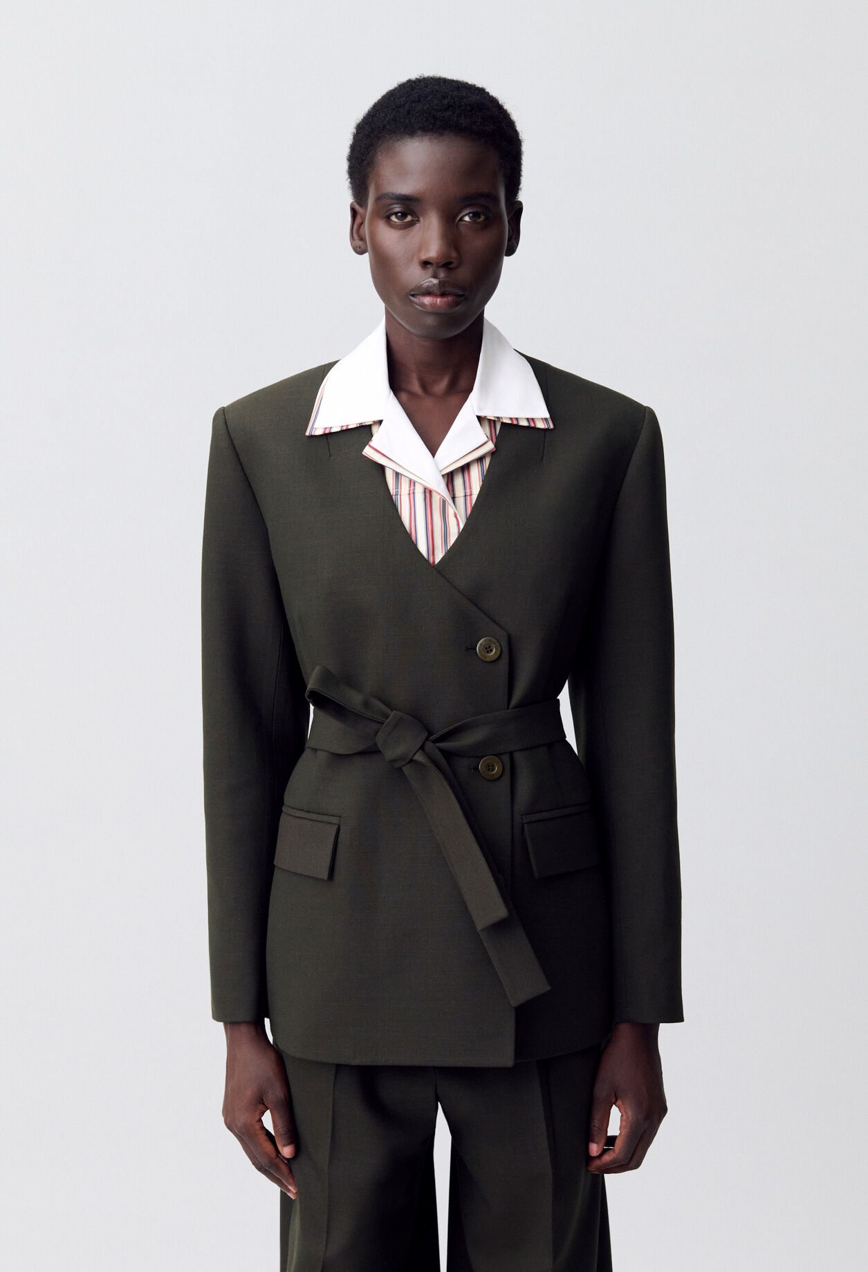 Blazer-Jacke im Anzugstil