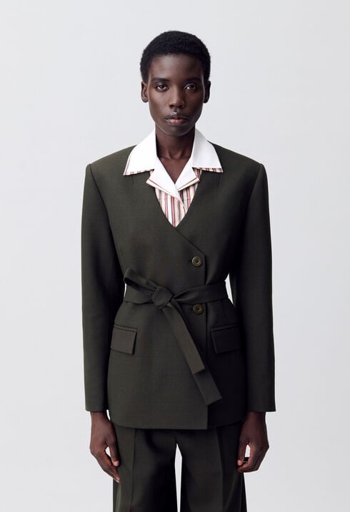 Blazer-Jacke im Anzugstil