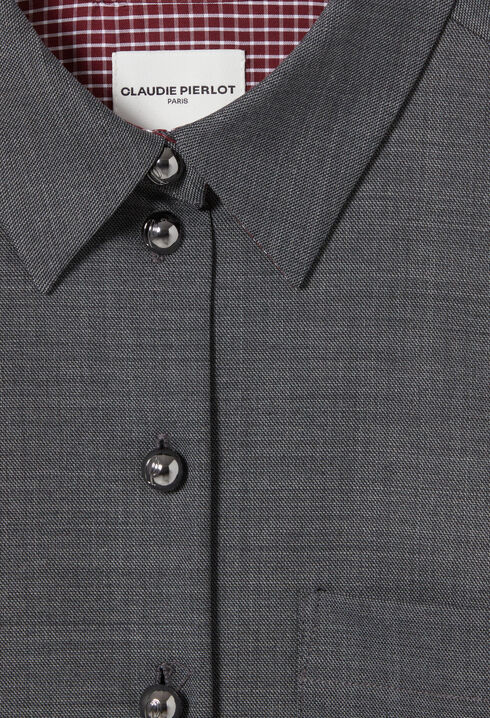 Plissiertes kurzes Kleid