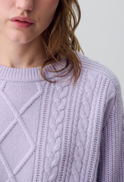 Oversize-Jacquardpullover