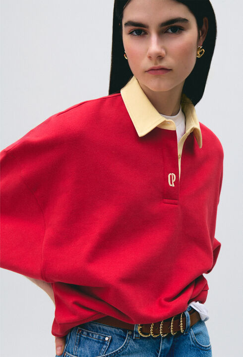 Oversize-Sweatshirt aus Baumwolle