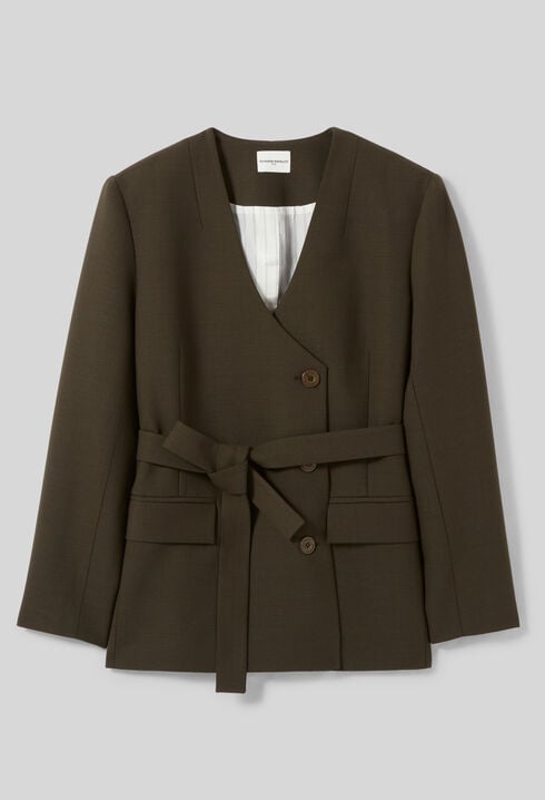 Blazer-Jacke im Anzugstil