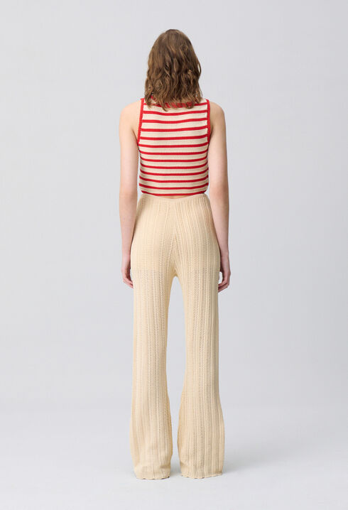 Crochet-Hose mit fließendem Schnitt