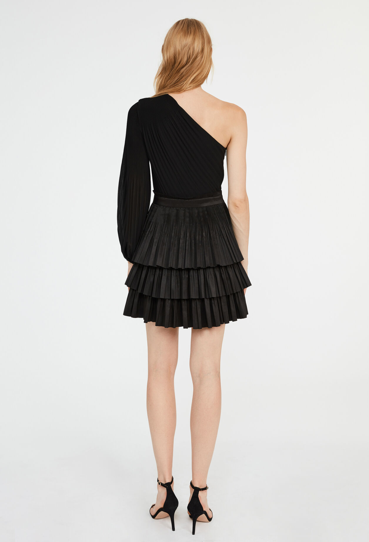 Asymmetrisches Eiskunstlaufkleid