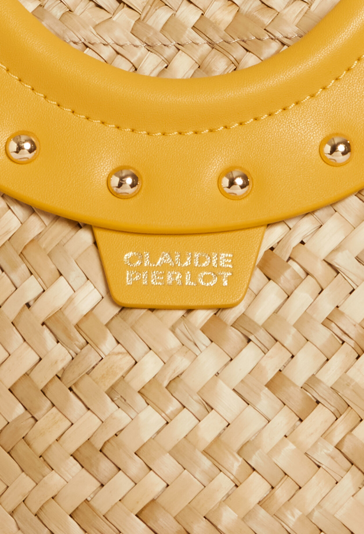 Mini-Handtasche Abeille aus Stroh