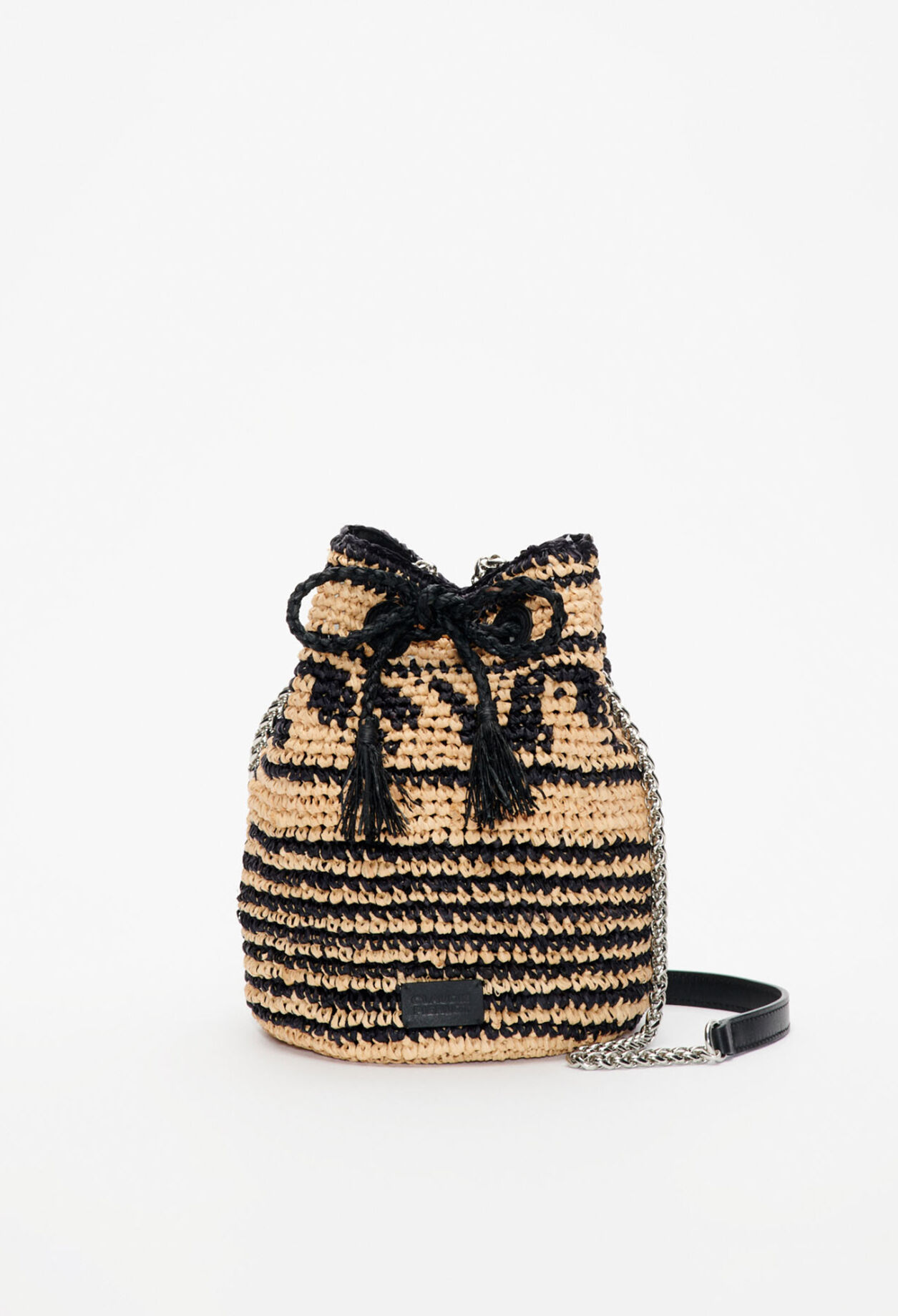 Handtasche aus Raffiabast