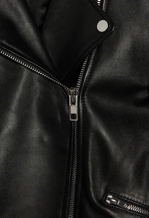 Leder Jacke