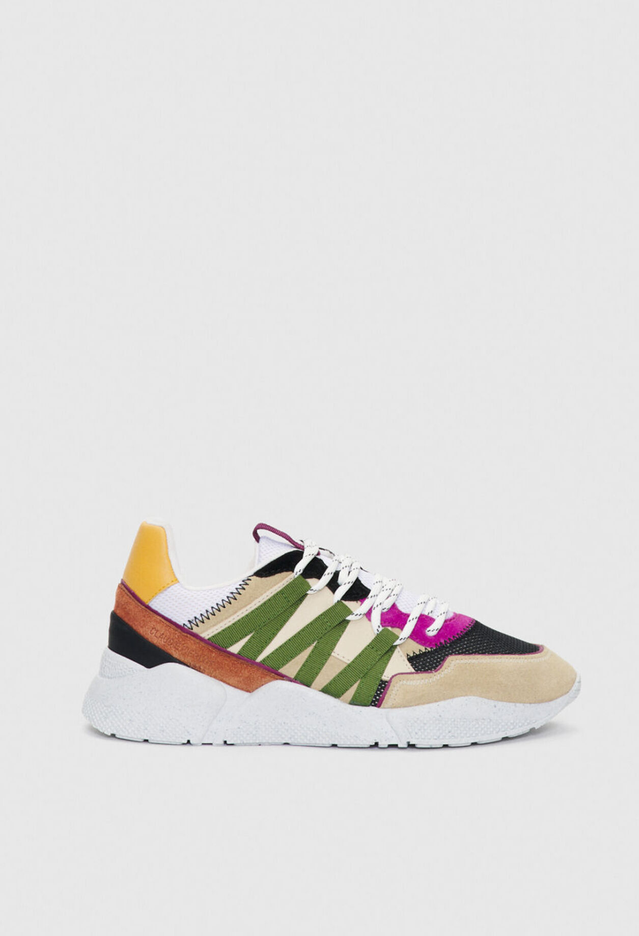 Grafische Sneakers  Öko-Leder