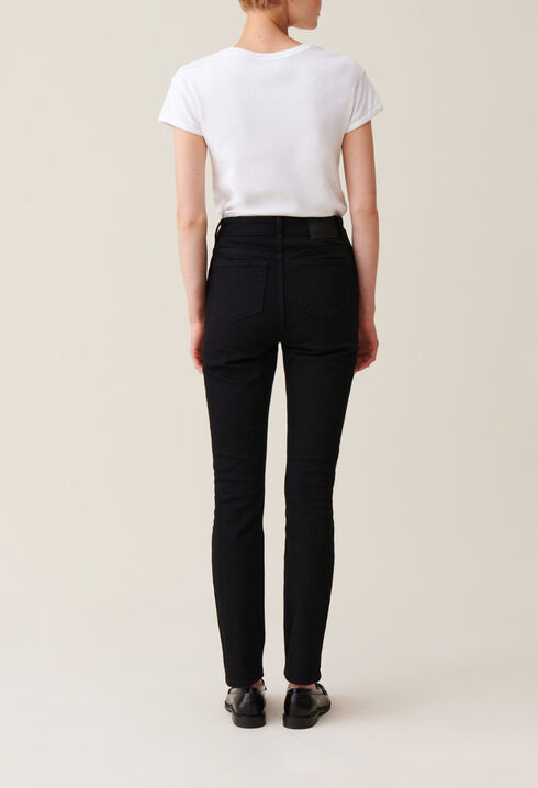 Schwarze Slim-Jeans