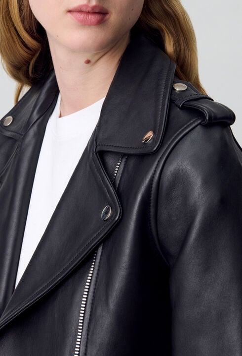 Leder Jacke