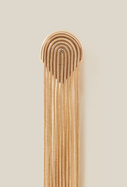 Goldene Kaskaden-Ohrringe