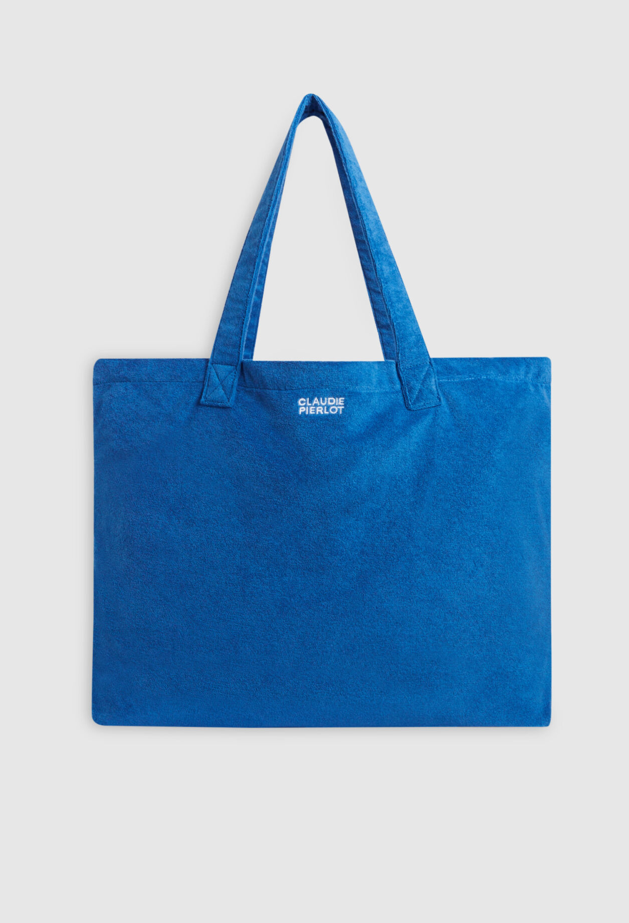 Tote Bag aus Frotteestoff, blau