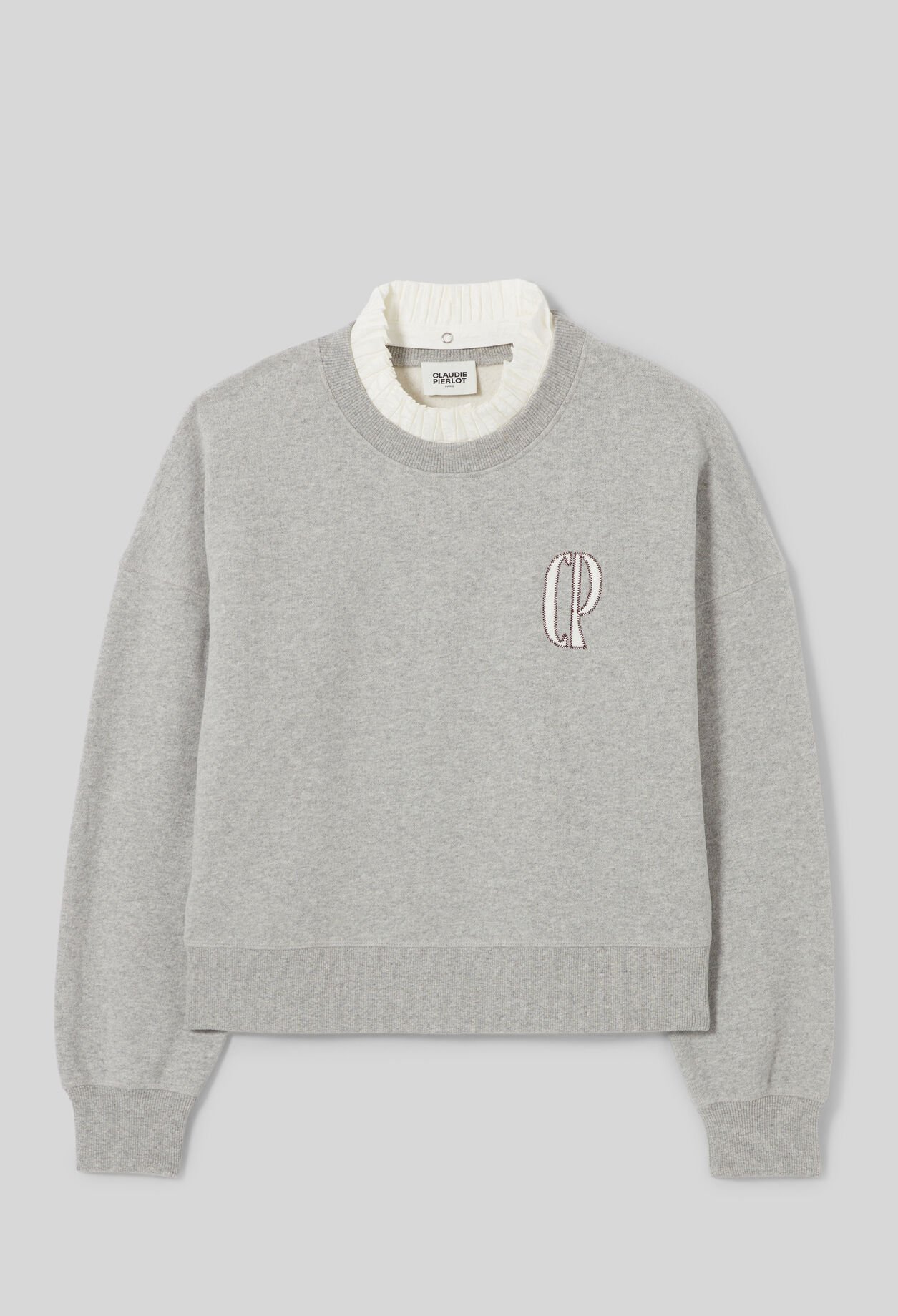 Sweatshirt mit Kragen