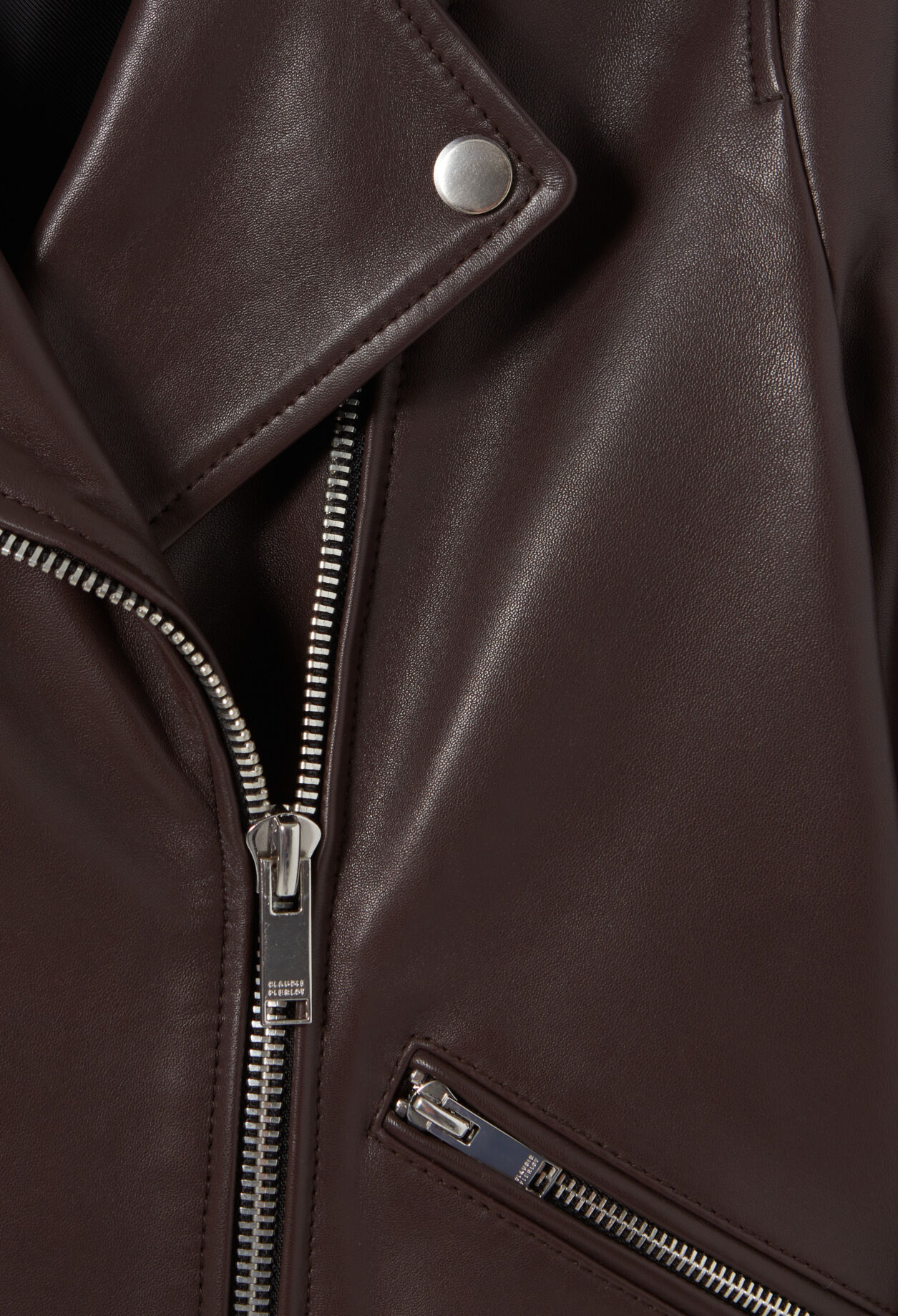 Glattlederjacke