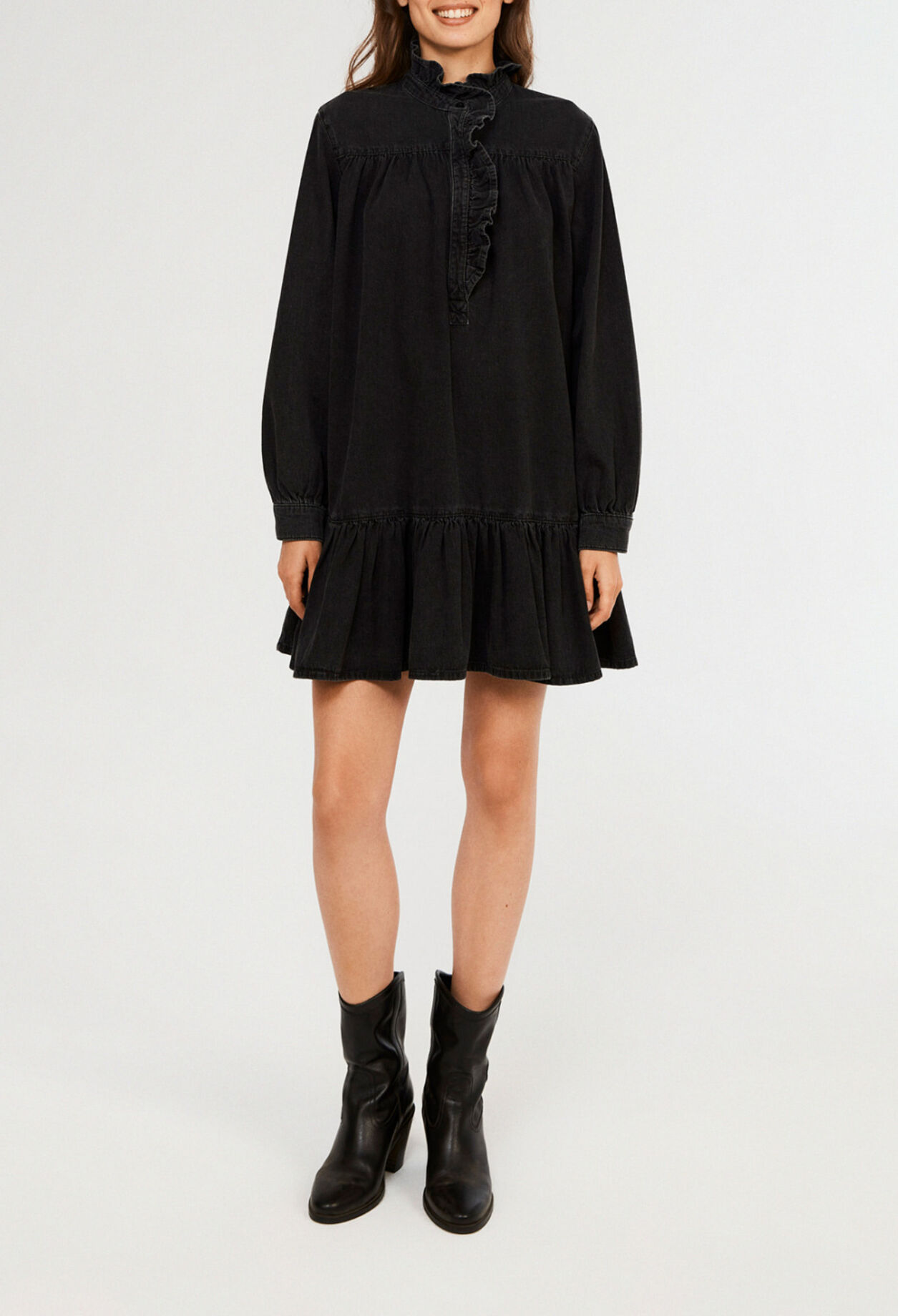 Kleid aus Bio-Baumwollcanvas