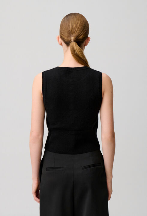 Gestricktes Oberteil Knopfleiste