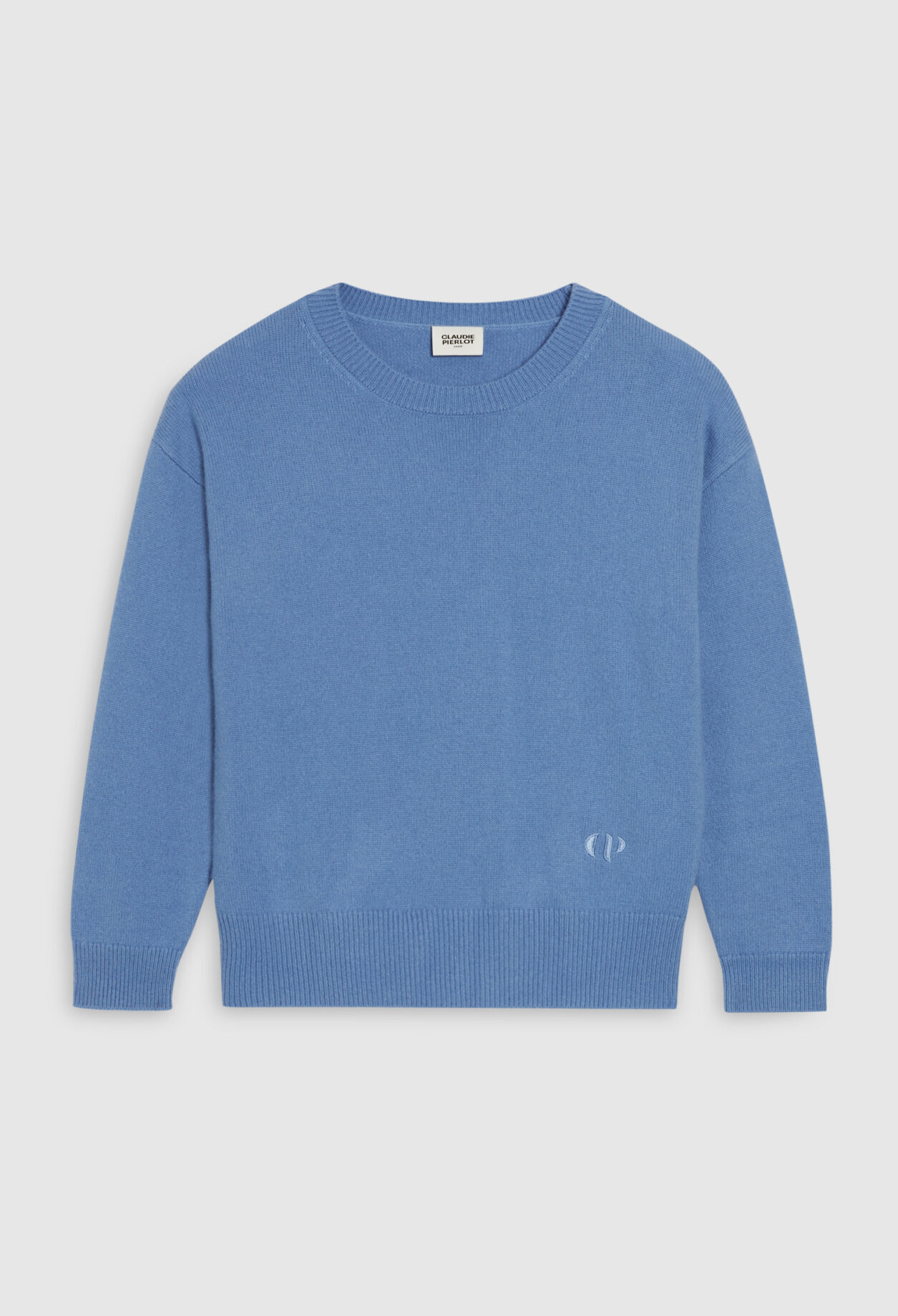 Blauer Pullover 100% Kaschmir