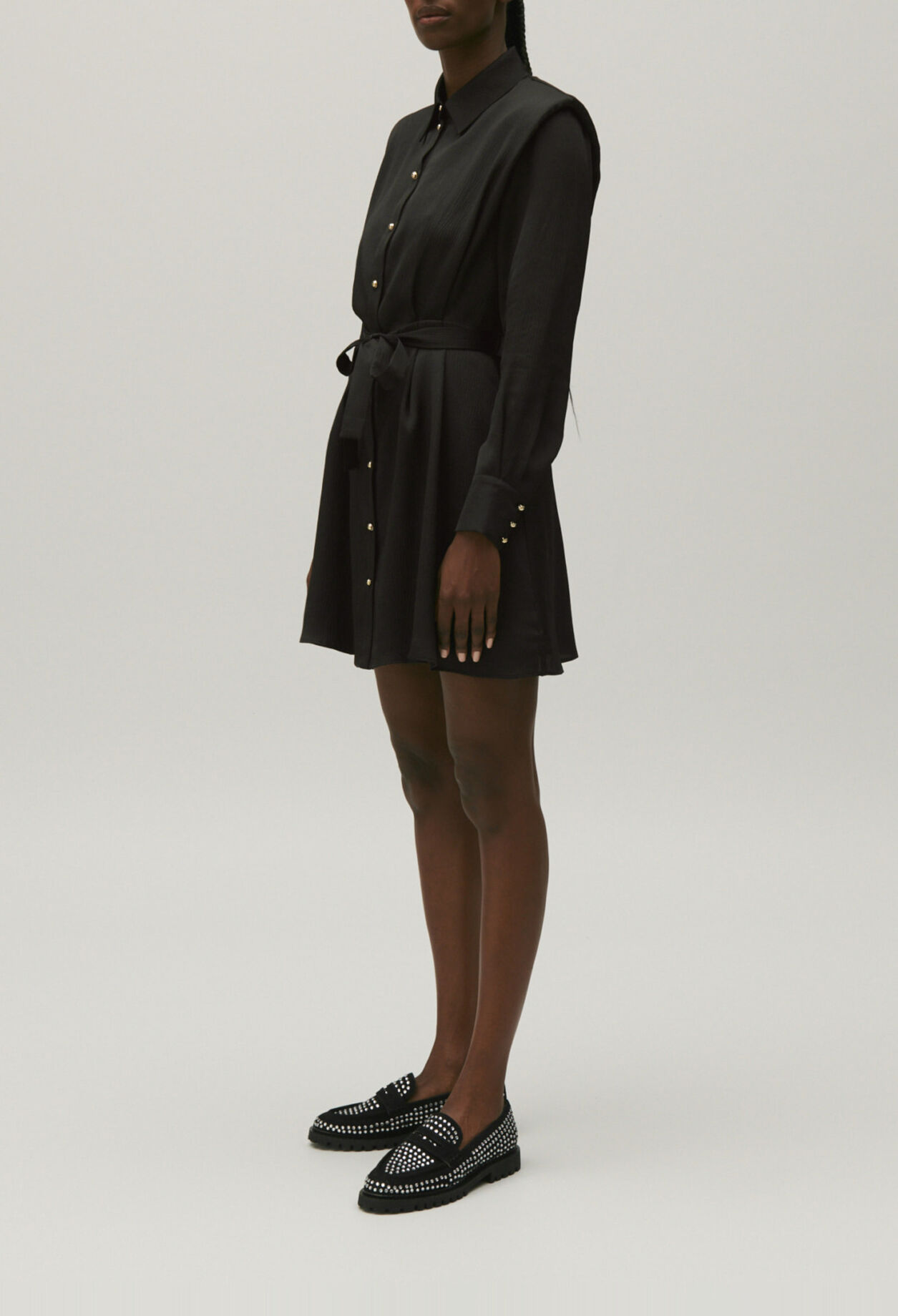 Tailliertes Hemdblusenkleid