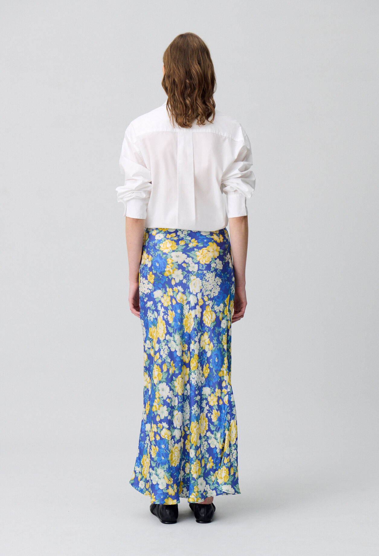 Midirock mit Blumenmuster