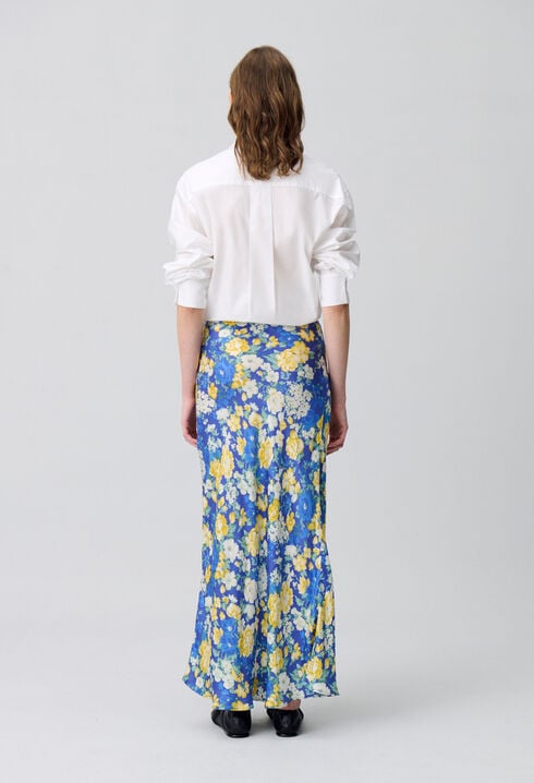 Midirock mit Blumenmuster