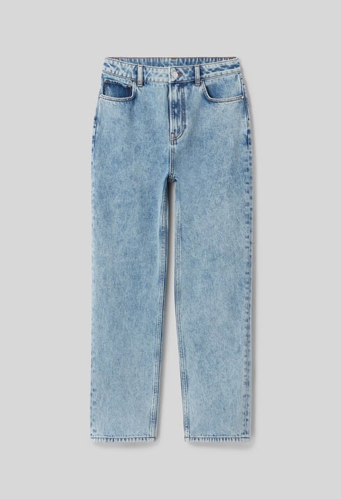 Verwaschene Denim-Jeans