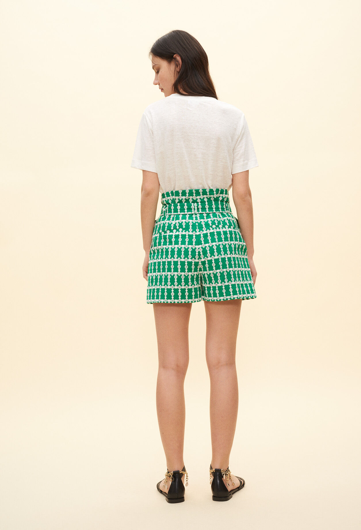 Bedruckte Shorts zum Schnüren