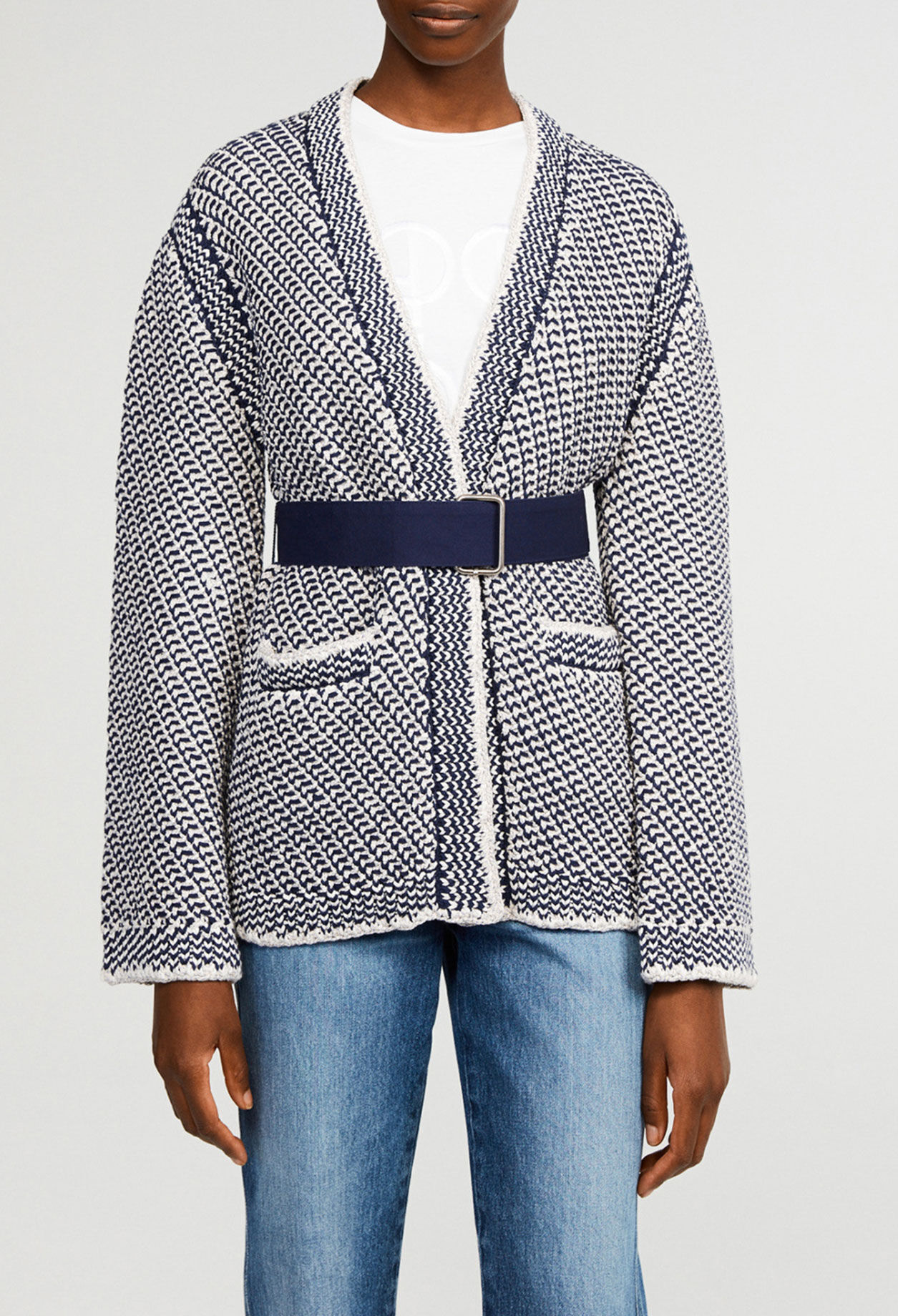 Oversize Cardigan aus Bio-Baumwolle