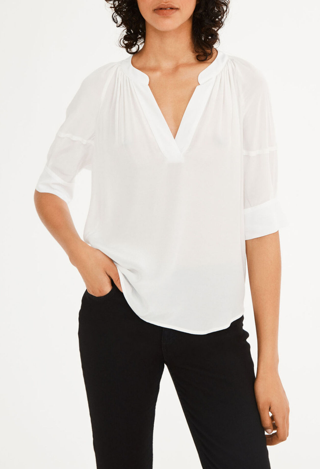 Fließende Bluse