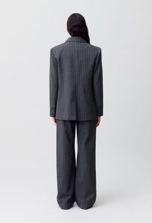 Gestreifter Blazer