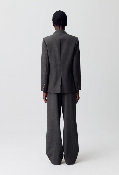 Blazer-Jacke im Anzugstil