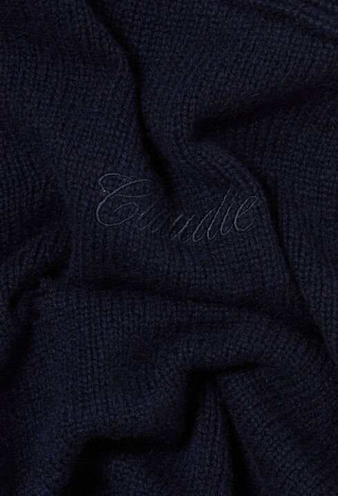 &Auml;rmelloser Wollpullover