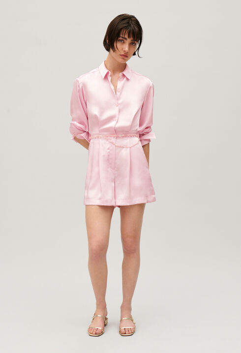 Gesmokter Playsuit Blush