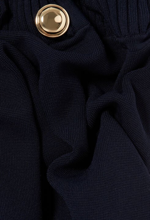 Kurzes Strickkleid im T-Shirt-Stil
