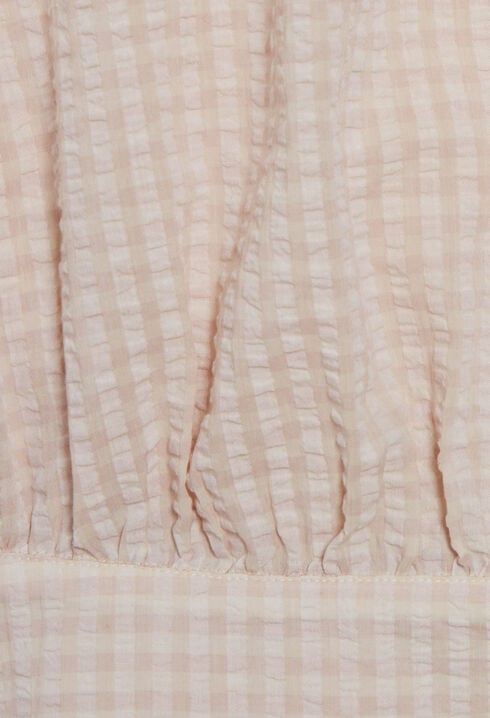 Gerafftes Top Cut-out-Design