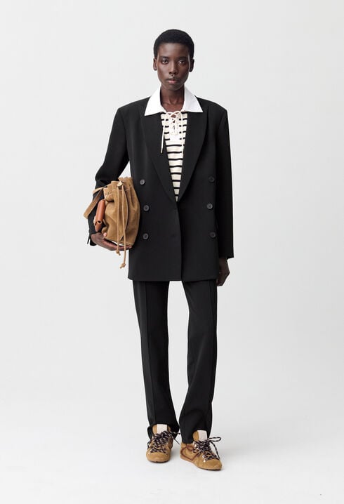 Blazer-Jacke im Anzugstil