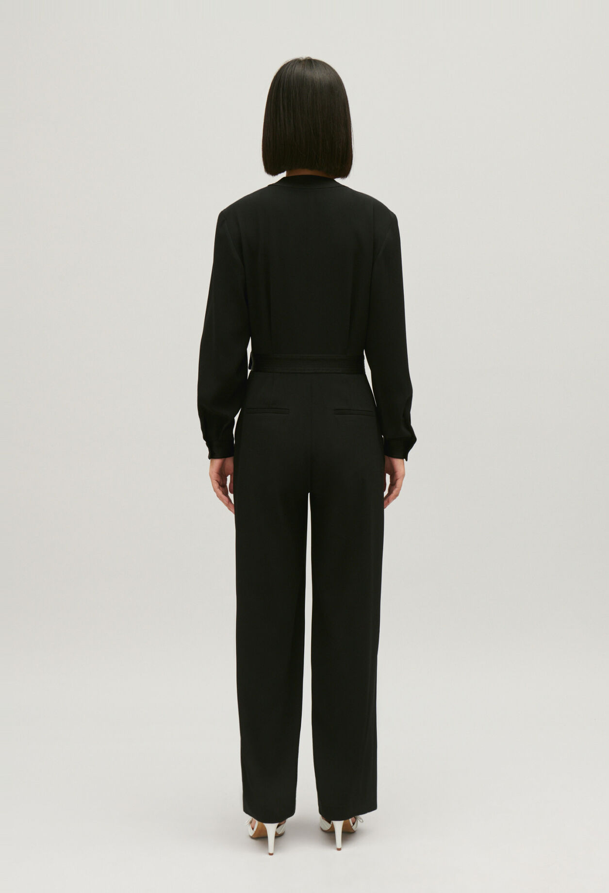 Schwarzer Jumpsuit