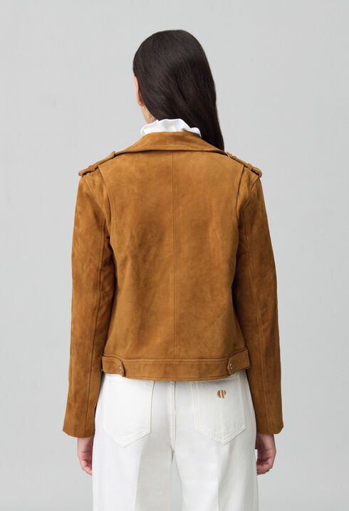 Perfekte Wildlederjacke
