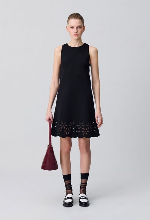 Kurzes Kleid aus Feinstrick
