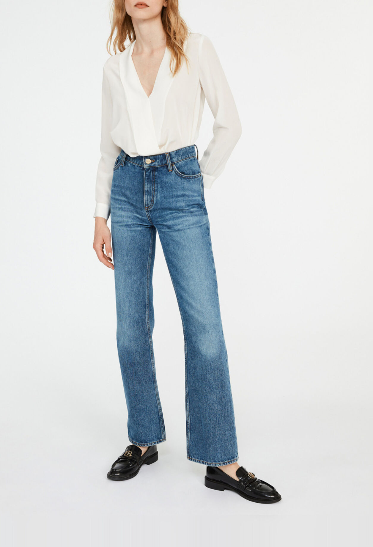 Kultige Seidenbluse