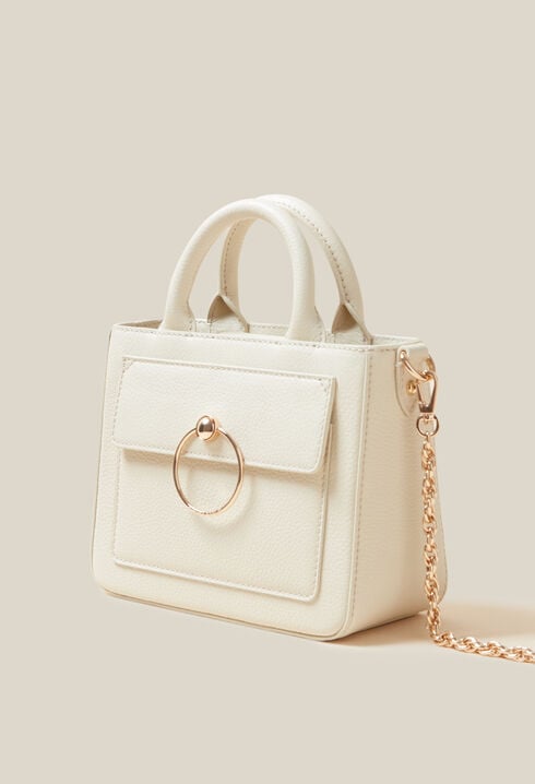 Anouck Tasche genarbtem Leder Kette