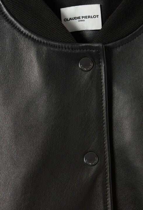 Leder-Bomberjacke Jean Toto
