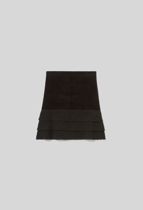 Strickrock aus Velours