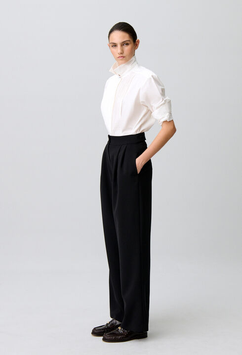 Weite, gerade Tailoring-Hose