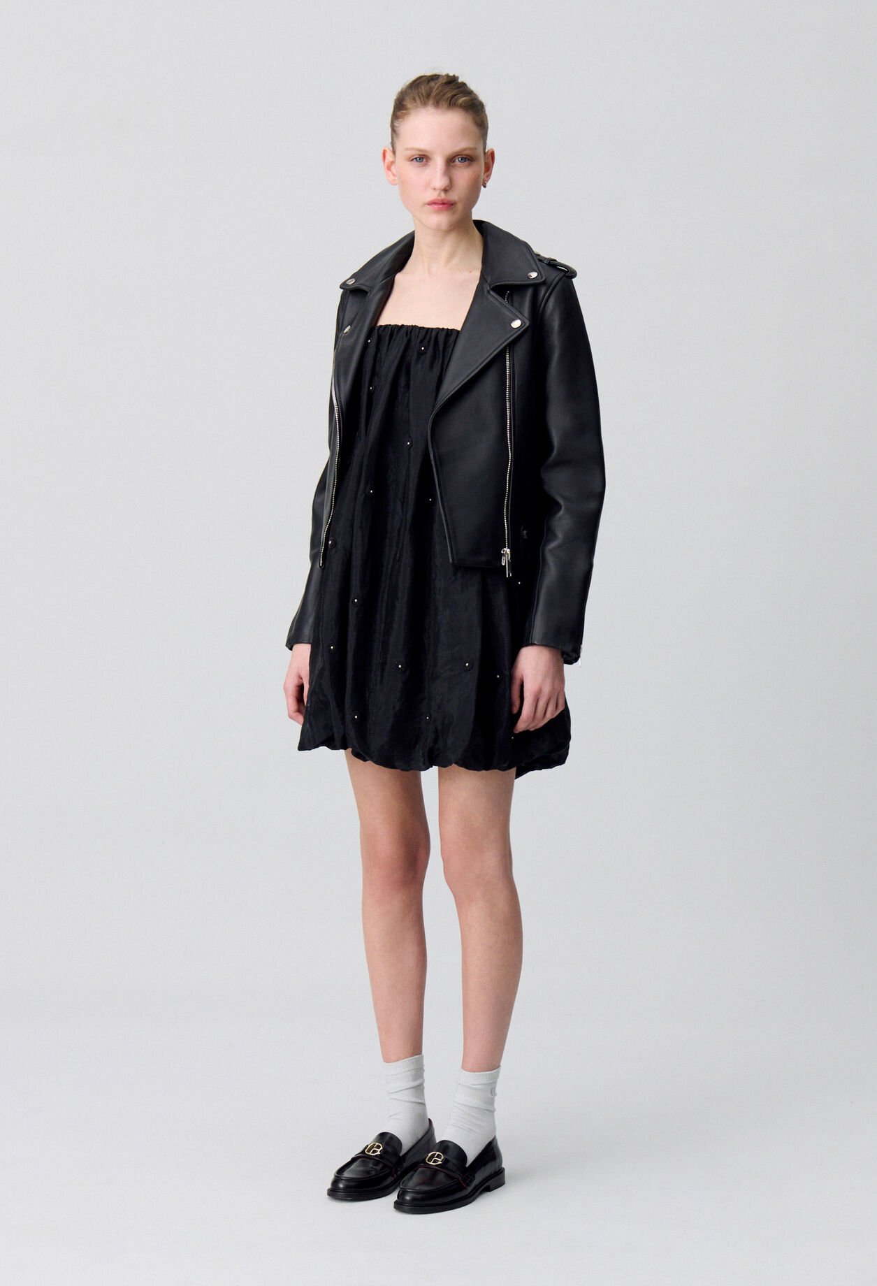Leder Jacke