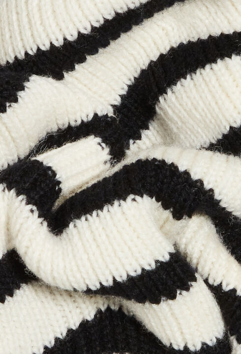 Zweifarbig gestreifter Cardigan 