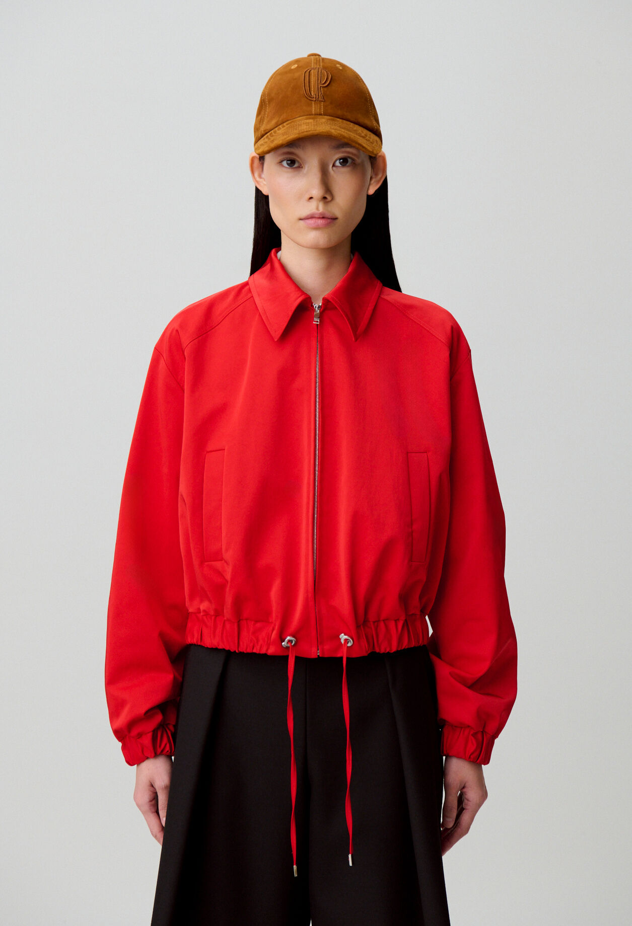 Kurzer Satin-Blouson