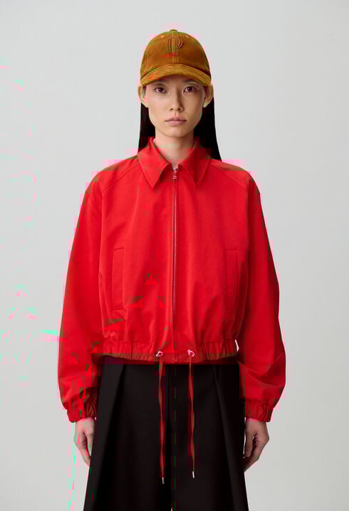 Kurzer Satin-Blouson