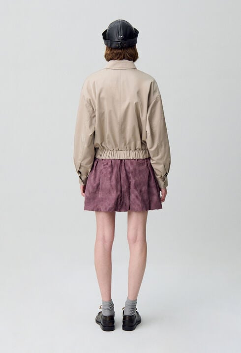 Übergroße Reißverschlussjacke