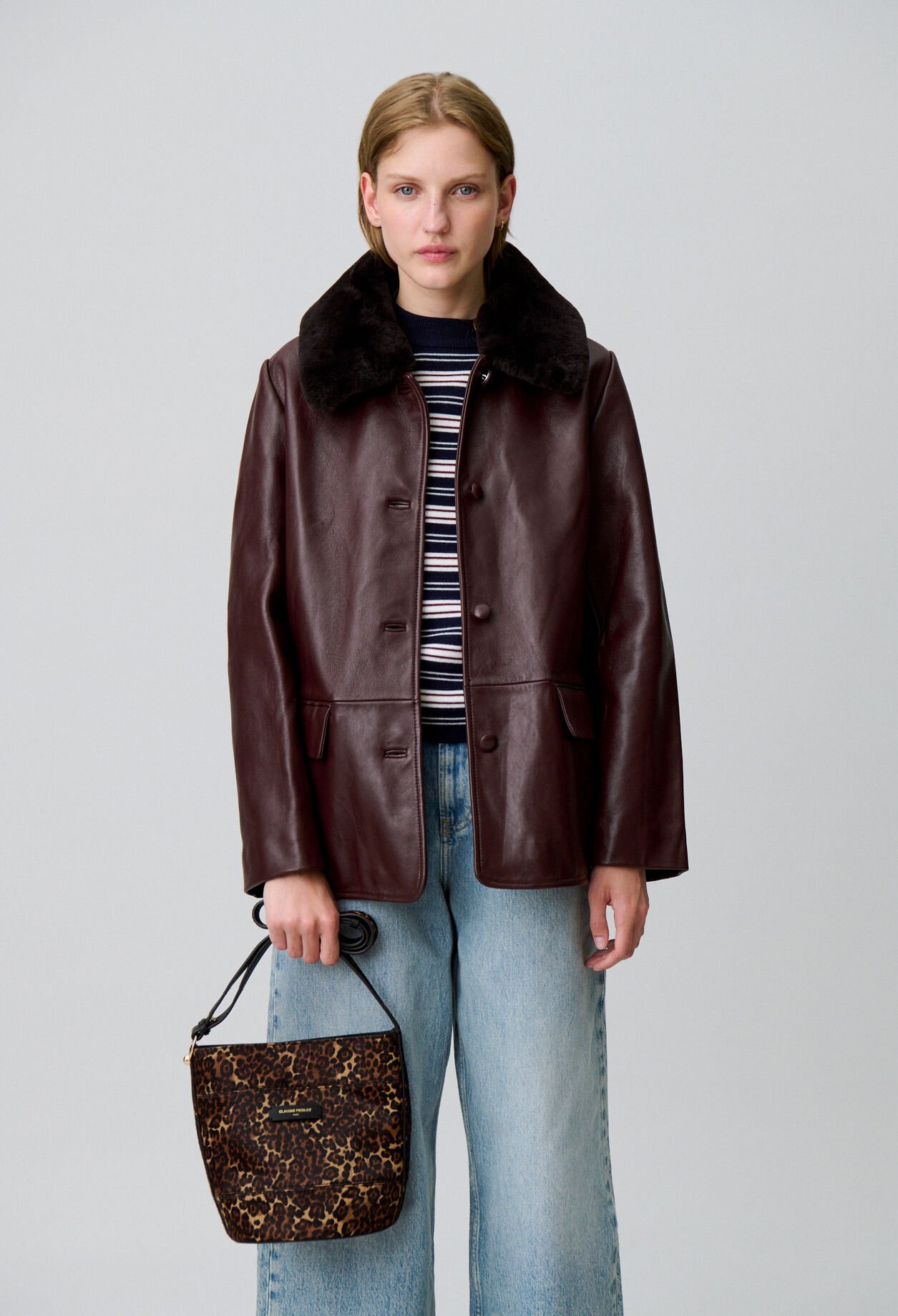 Solveig Beuteltasche Leopard